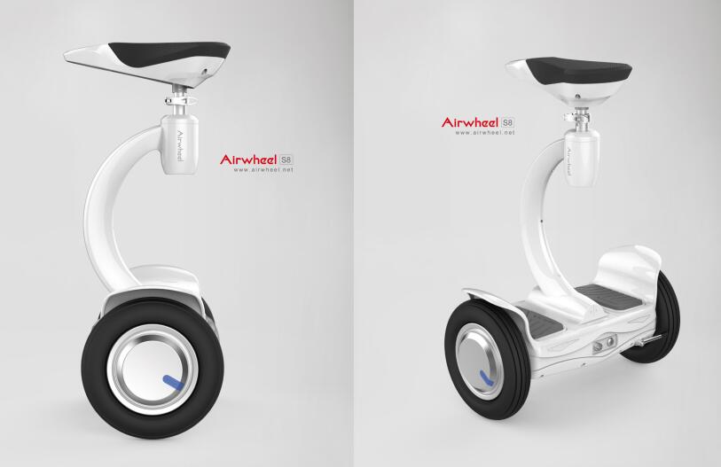 Airwheel S8 is a newly designed self-balancing electric scooter with multi-pose controlling system. 